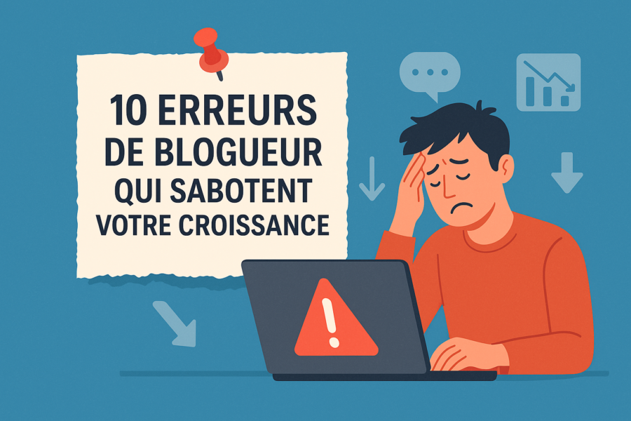 10 erreurs de blogueur qui sabotent votre croissance