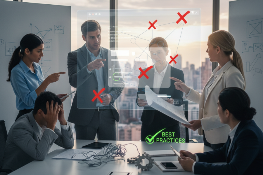 Cet article mettra en lumière les erreurs courantes que les entreprises commette - erreurs CRM, implémentation, meilleures pr