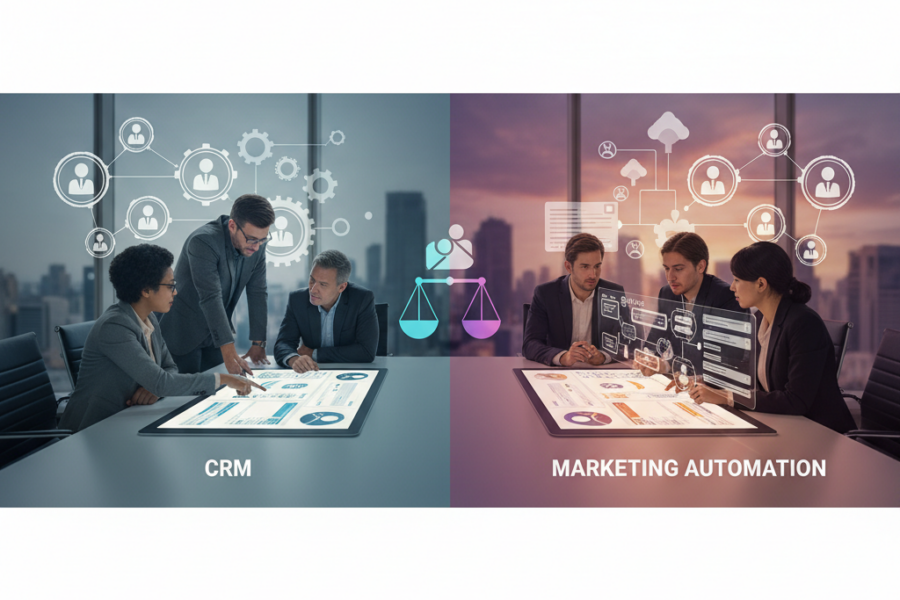 Cet article comparera les fonctionnalités et les avantages des CRM et des soluti - comparatif CRM, marketing automation, outi