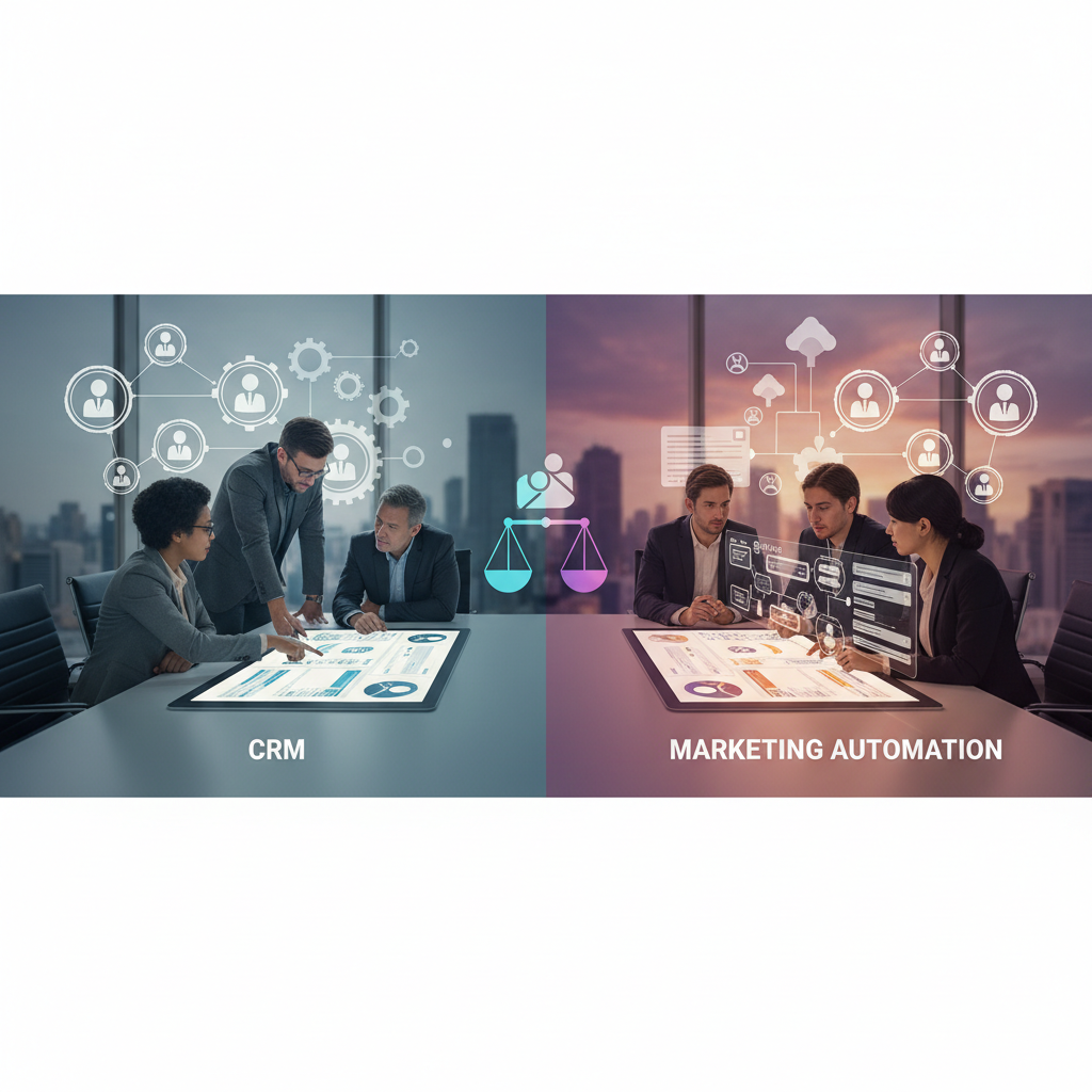 Cet article comparera les fonctionnalités et les avantages des CRM et des soluti - comparatif CRM, marketing automation, outi