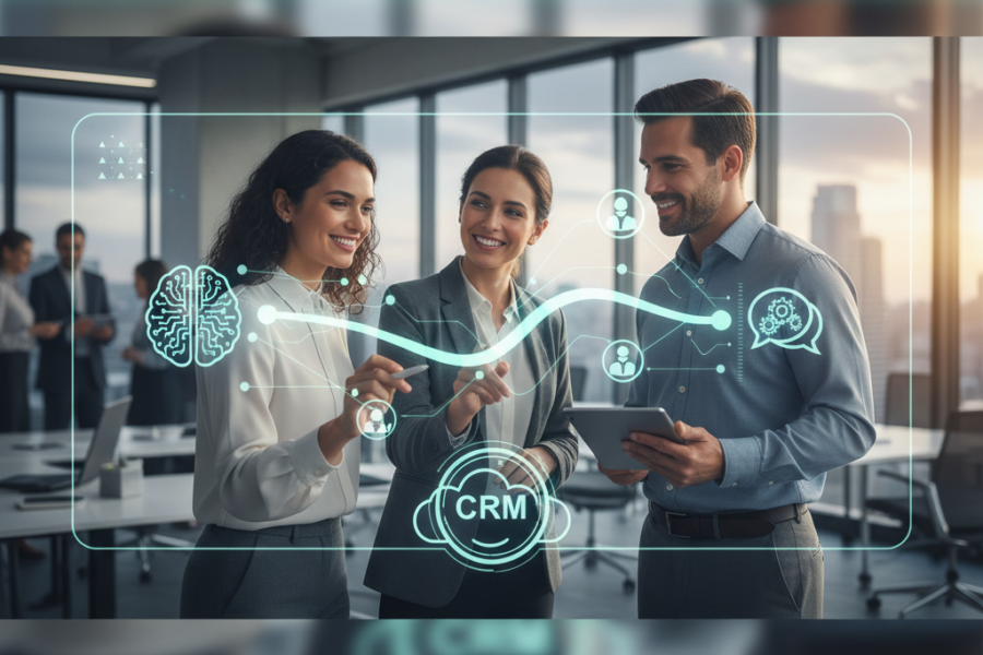 Explorez les tendances émergentes en matière de CRM pour 2025, telles que l'inté - tendances CRM, intelligence artificielle,