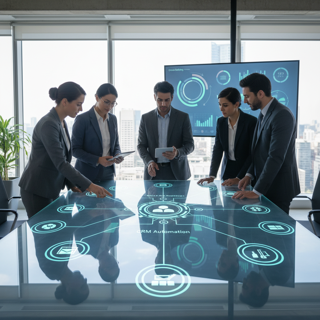 Découvrez comment l'automatisation dans les systèmes CRM peut faciliter les vent - vente croisée, automatisation CRM, stratég