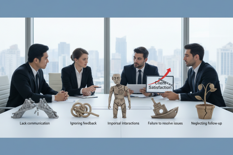 Identifiez les erreurs courantes dans la gestion des relations clients qui peuve - gestion relations clients, erreurs à évite