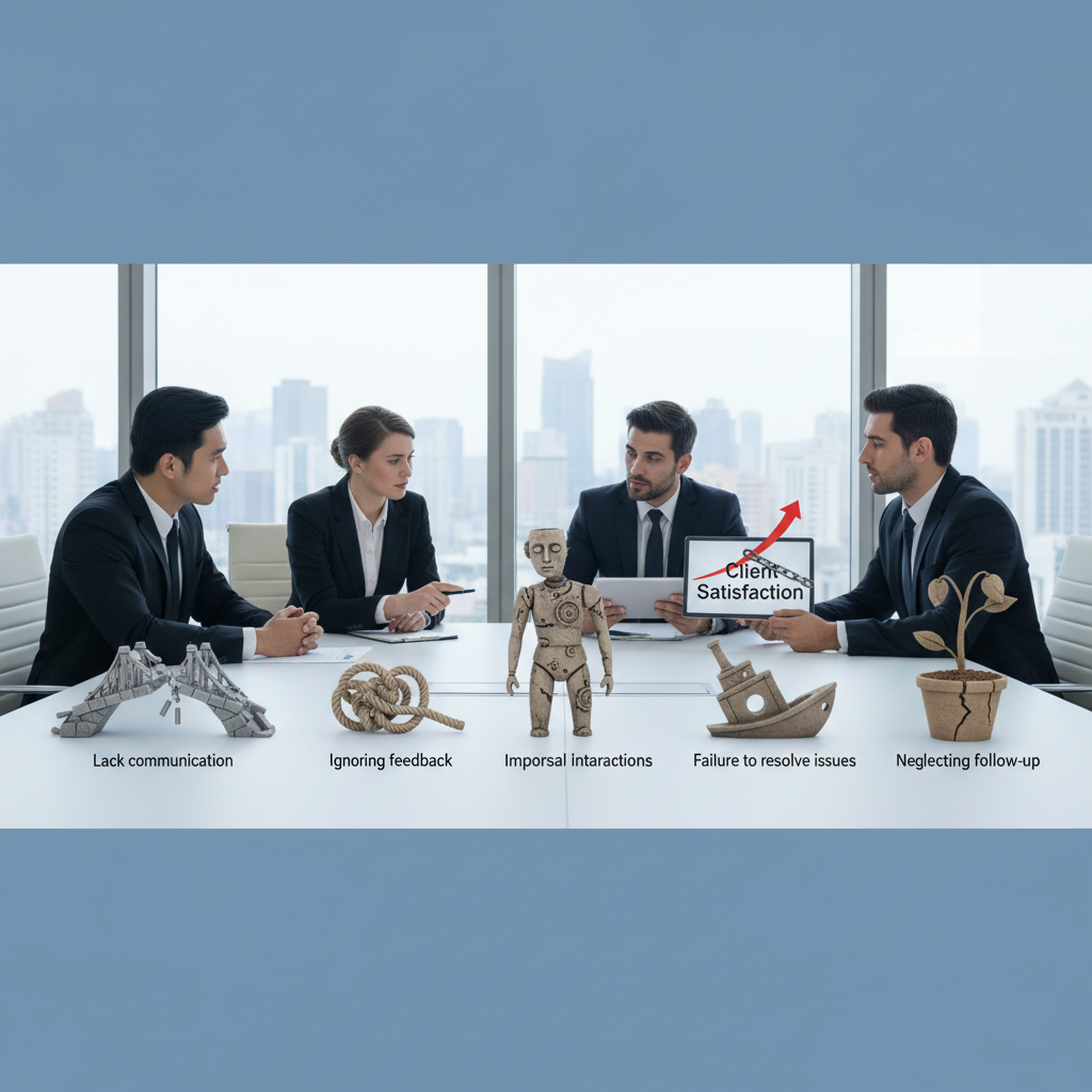 Identifiez les erreurs courantes dans la gestion des relations clients qui peuve - gestion relations clients, erreurs à évite