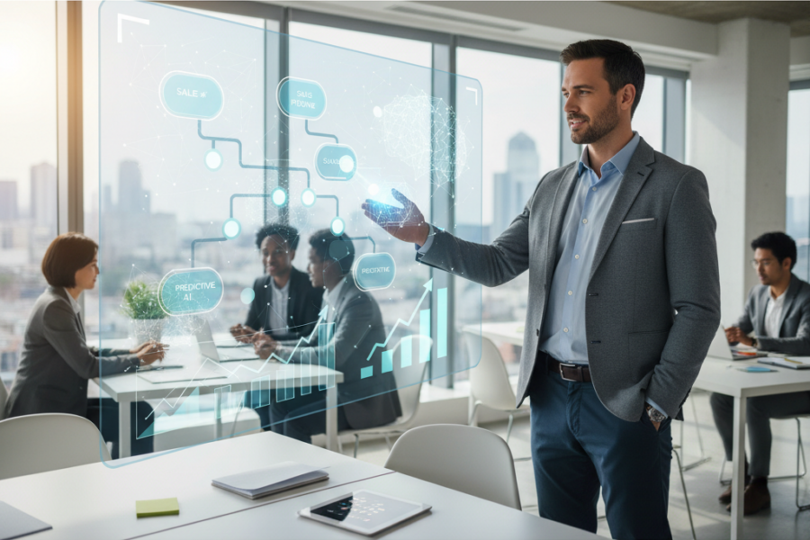 Découvrez l'étude de cas détaillée d'un consultant Tech/SaaS qui a transformé sa - pipelinedeventeb2b, iaprédictive, consulta