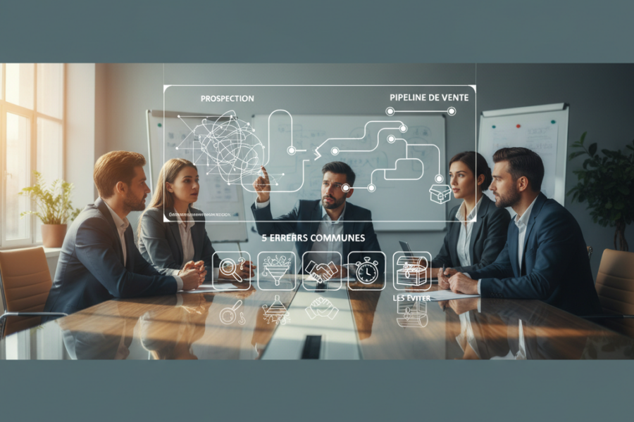 Analysez les pièges fréquents dans la gestion commerciale des startups technolog - erreursprospection, gestioncommercialestar