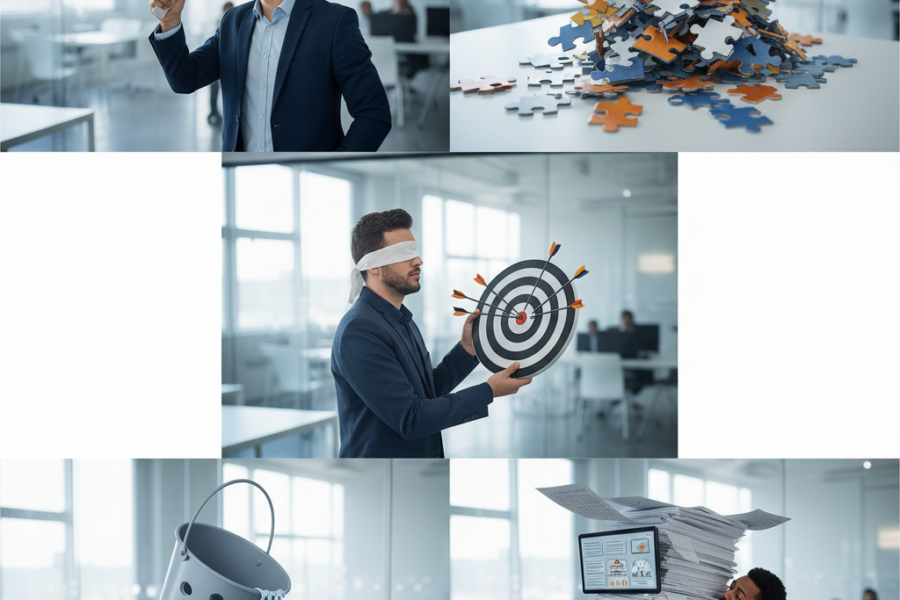 Découvrez les cinq erreurs les plus fréquentes en prospection B2B rencontrées pa - prospectionb2bagences, erreursprospectionc