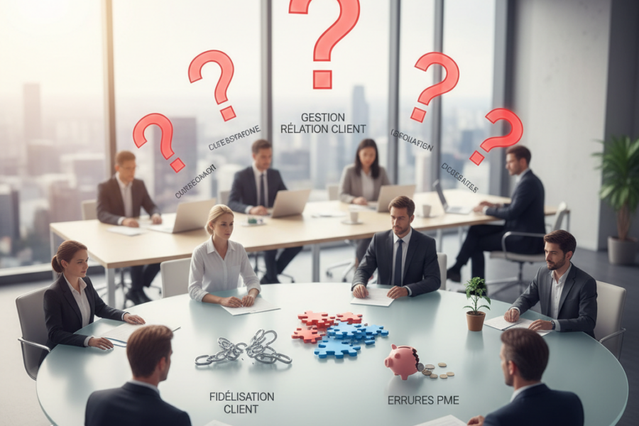 Découvrez les erreurs de gestion client les plus fréquentes pour les petites et - gestion relation client, erreurs PME, fidél