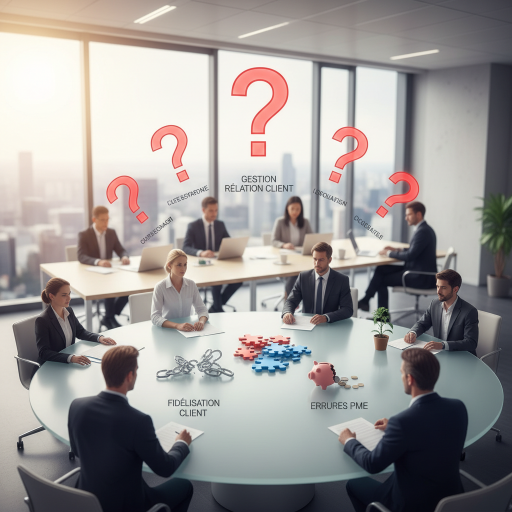 Découvrez les erreurs de gestion client les plus fréquentes pour les petites et - gestion relation client, erreurs PME, fidél
