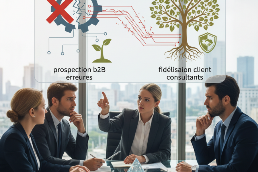 Une analyse approfondie des erreurs de prospection B2B les plus courantes et de - prospectionb2berreurs, fidélisationclient,
