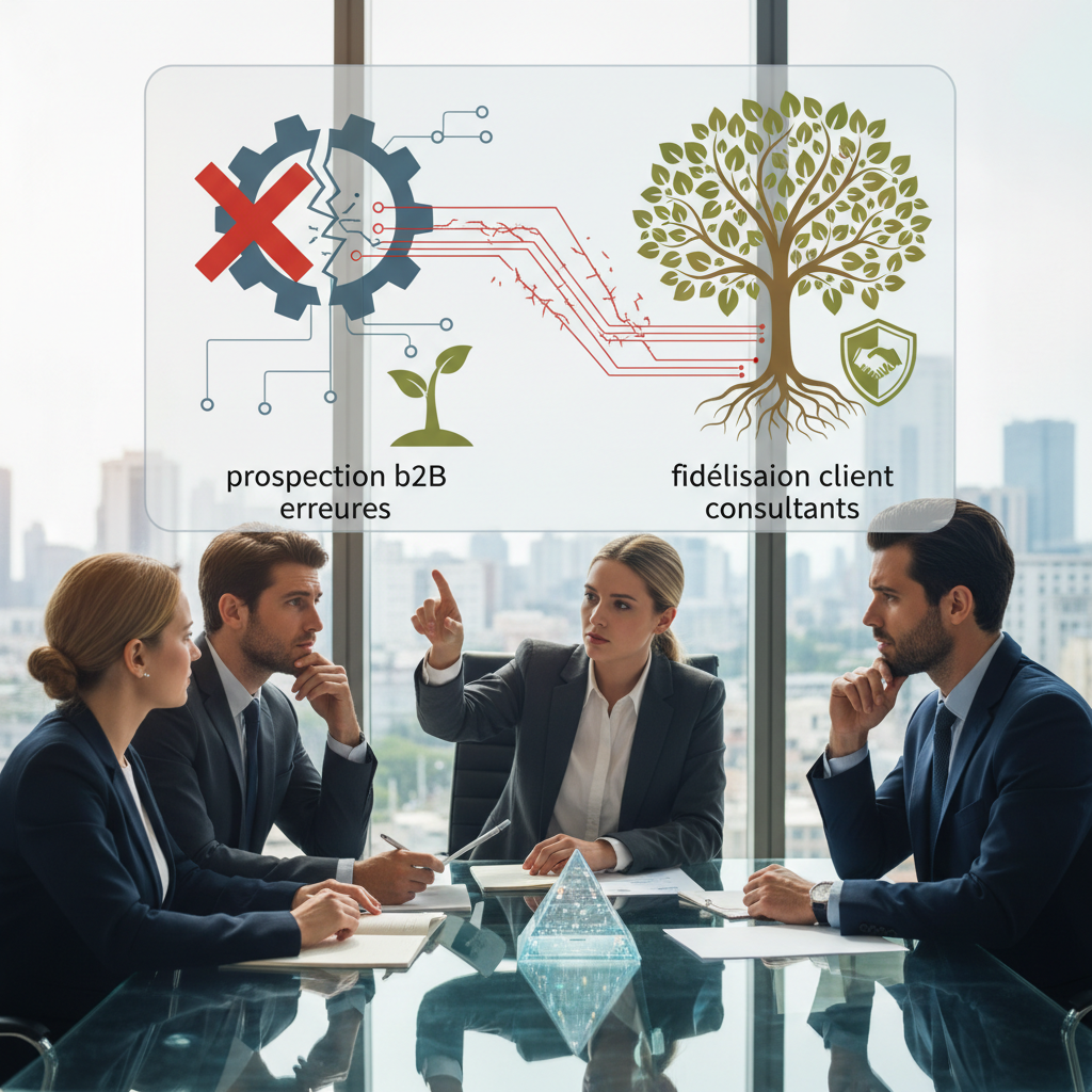 Une analyse approfondie des erreurs de prospection B2B les plus courantes et de - prospectionb2berreurs, fidélisationclient,