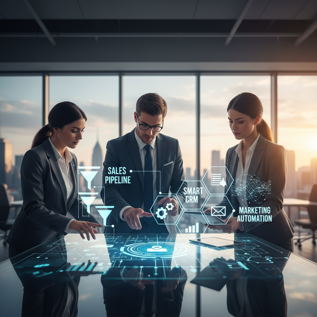 Découvrez une stratégie intégrée pour les professionnels du secteur B2B, combina - pipelinedevente, crmintelligent, marketing