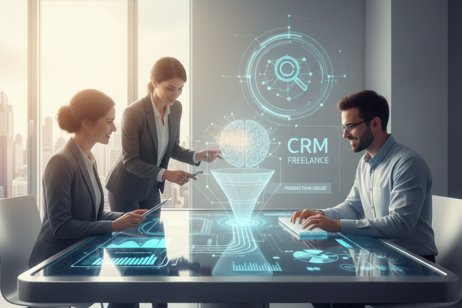 Découvrez comment les freelances peuvent tirer parti des fonctionnalités avancée - crmfreelance, prospectionciblée, optimisat