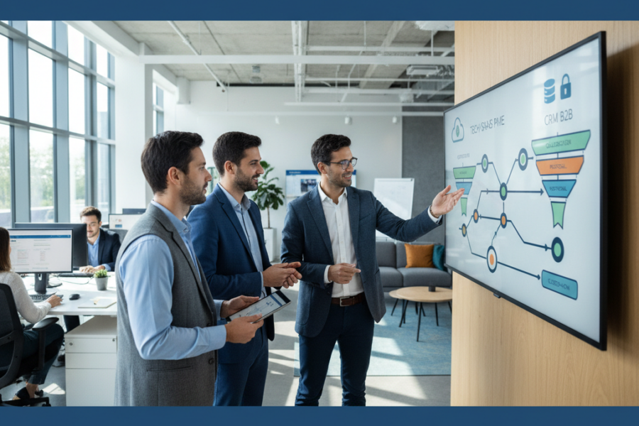 Analyse approfondie des stratégies de pipeline de ventes B2B adoptées par les PM - pipelineventes, crmb2b, pmetech