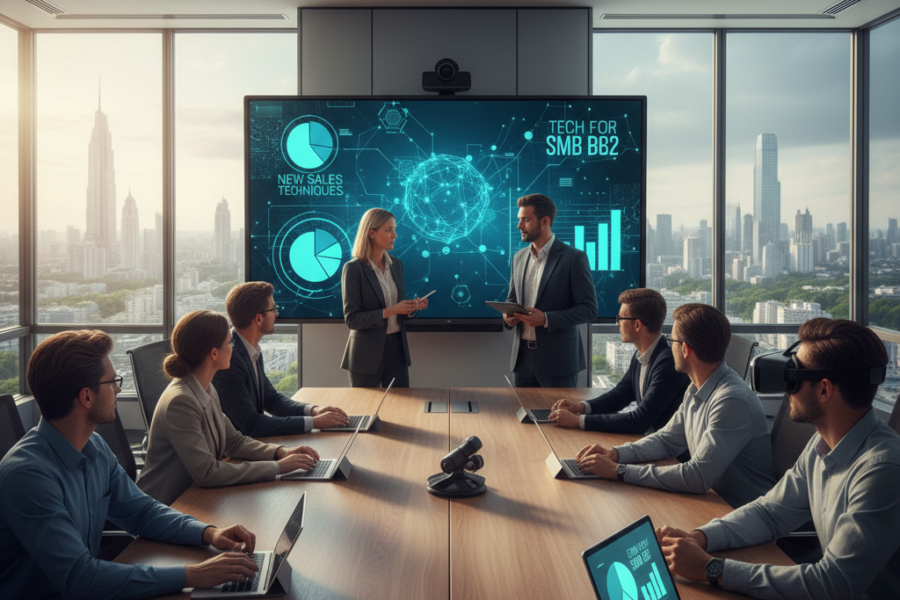 Découvrez les stratégies de formation innovantes adoptées par les PME technologi - formationventetech, techniquesdevente2026,