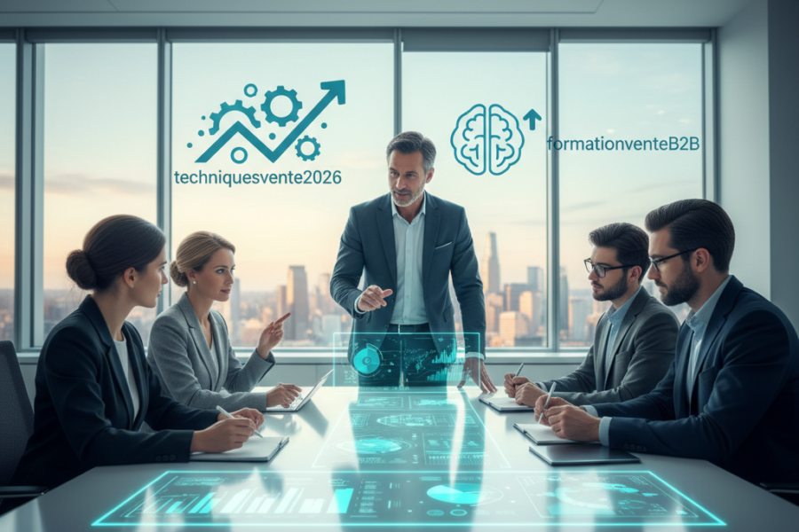Découvrez les stratégies concrètes et les outils innovants que les directeurs co - formationventeB2B, techniquesvente2026, di