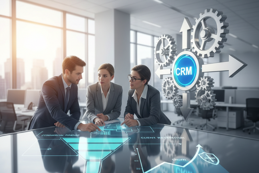 Découvrez comment les PME du secteur B2B peuvent optimiser leur pipeline commerc - crmpmeb2b, pipelinecommercial, churnclient