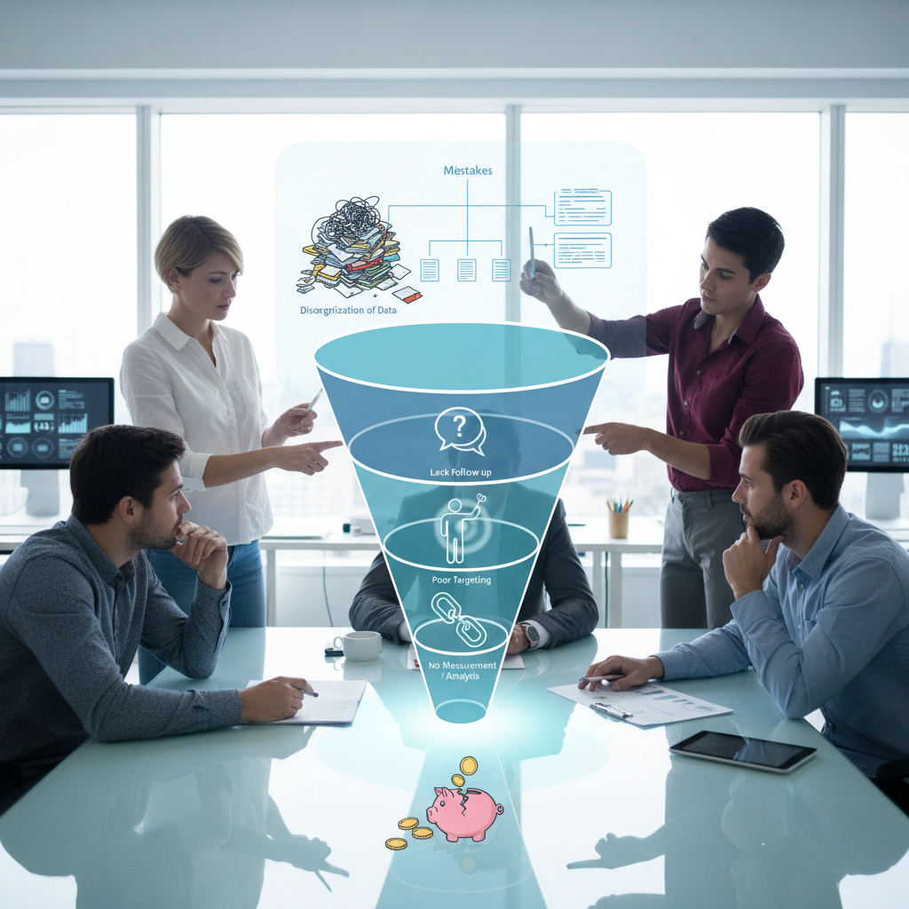 Découvrez les erreurs classiques que les agences B2B commettent dans la gestion - erreursleads, gestionleadsB2B, entonnoirdev