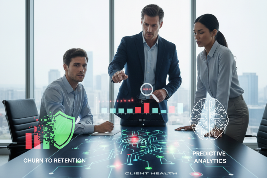 Découvrez une méthodologie avancée pour identifier les signaux faibles du churn - churnclient, rétentionclientB2B, analysepré