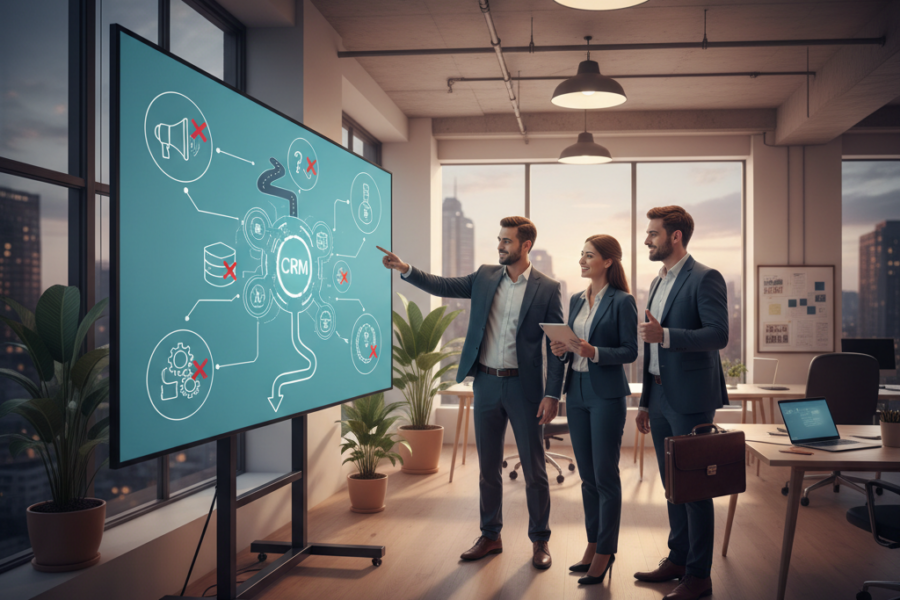 Découvrez via une étude de cas comment les PME B2B les plus performantes exploit - pmeb2bcrm, erreursprospection, commerciale