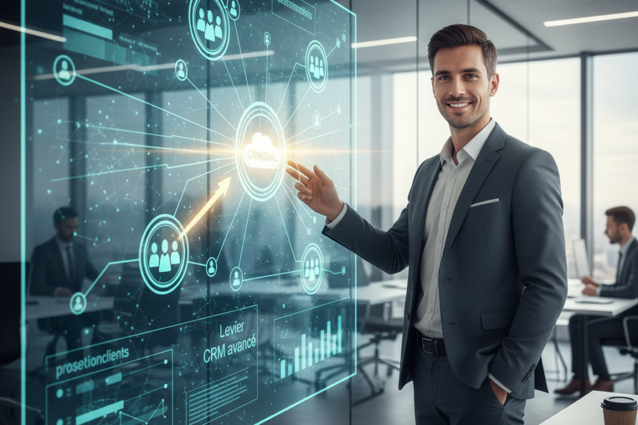 Découvrez l'étude de cas détaillée d'un consultant SaaS qui a révolutionné son a - CRMSaaS, prospectionclients, gestionprospe