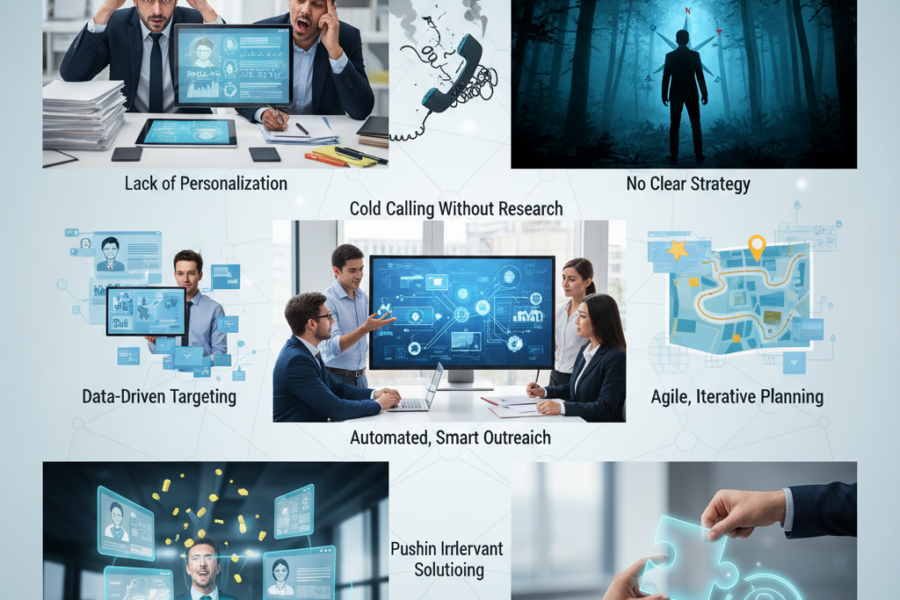 Découvrez les pièges courants en prospection commerciale et les stratégies adopt - prospectioncommerciale, fintech, erreursàé