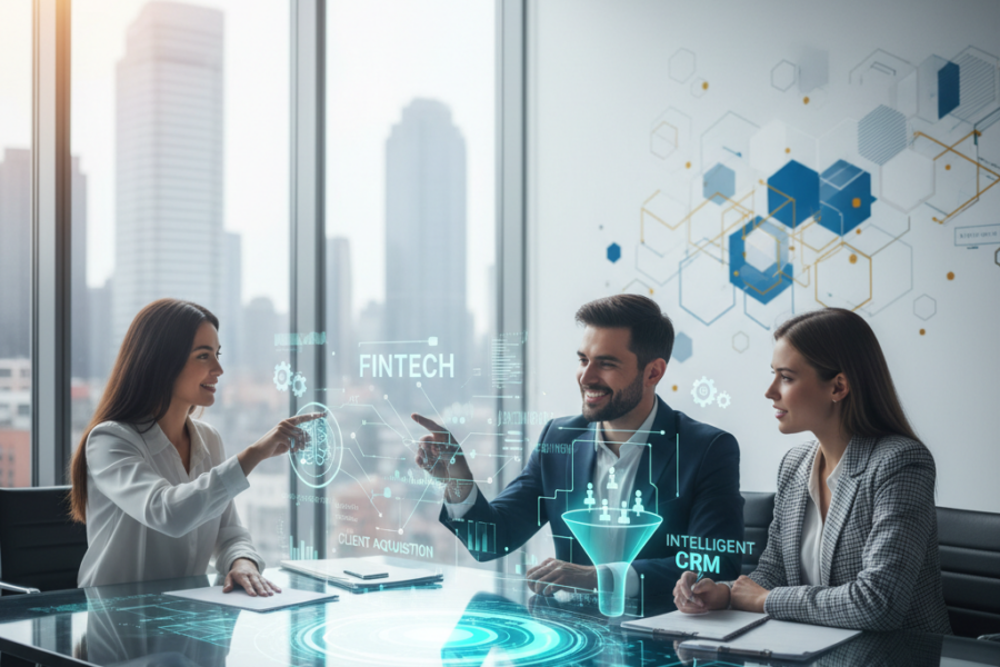 Découvrez comment les entreprises Fintech peuvent tirer parti d'un CRM intellige - Fintech, acquisitionclients, CRMintelligen
