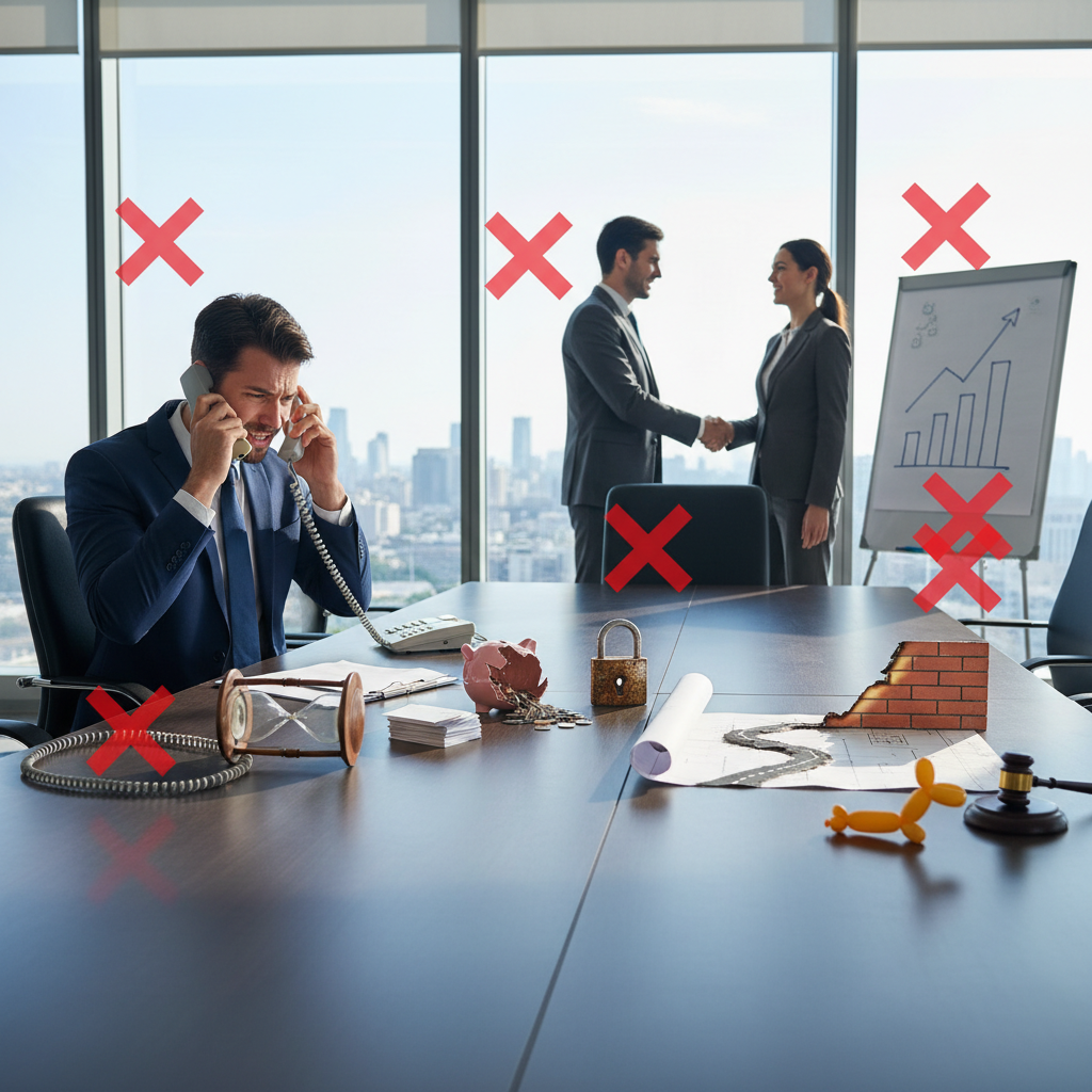 Découvrez les 5 pièges majeurs à éviter en prospection téléphonique B2B et comme - prospection B2B, erreurs prospection, clos