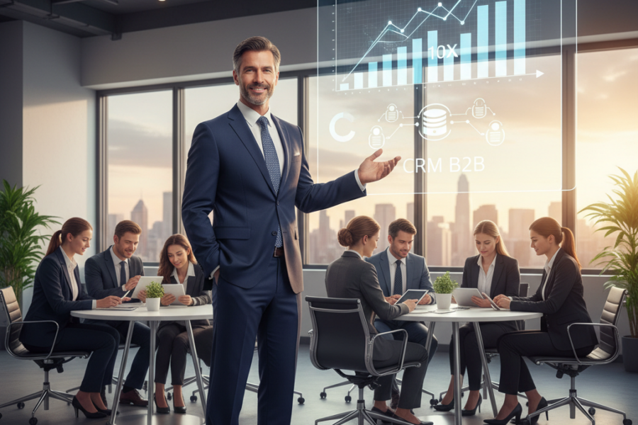 Découvrez l'étude de cas détaillée d'un Directeur Commercial qui a transformé so - directeurcommercial, crmb2b, démultiplierv