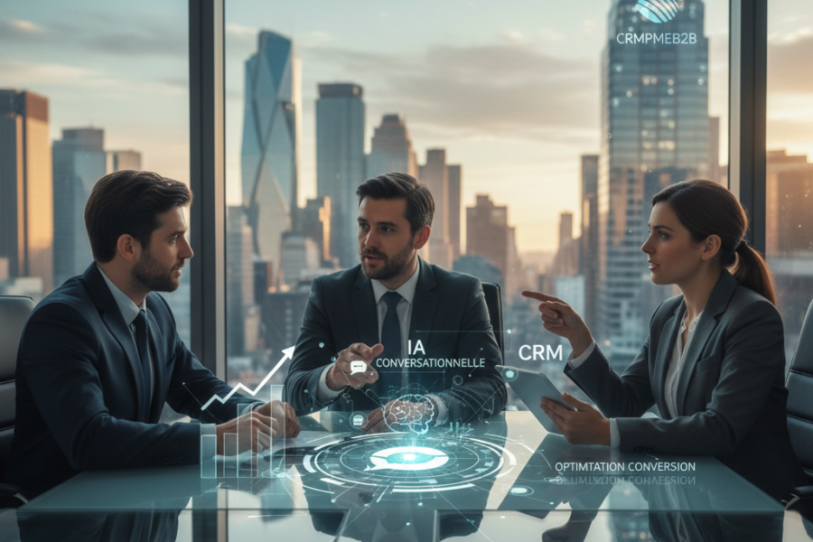 Découvrez des stratégies concrètes pour les PME B2B afin d'intégrer l'IA convers - crmpmeb2b, iaconversationnelle, optimisati