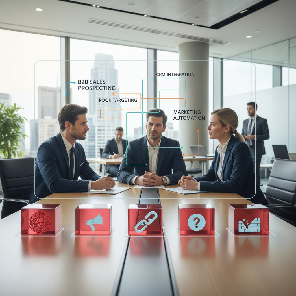 Découvrez les erreurs classiques en prospection B2B que les PME commettent et co - erreurs prospection b2b, gestion commercia