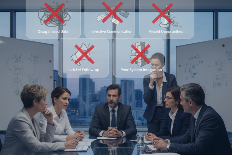 Découvrez les cinq erreurs les plus fréquentes que commettent les agences market - gestion leads, agences marketing, erreurs