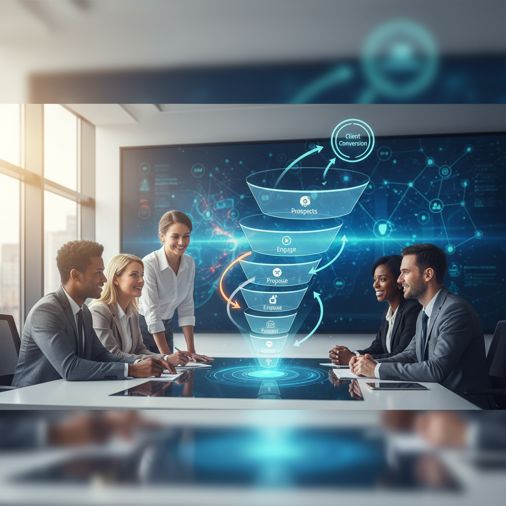 Explorez une étude de cas fictive mais réaliste montrant comment des PME du sect - pmeb2bcrm, optimisationtunnelvente, conver