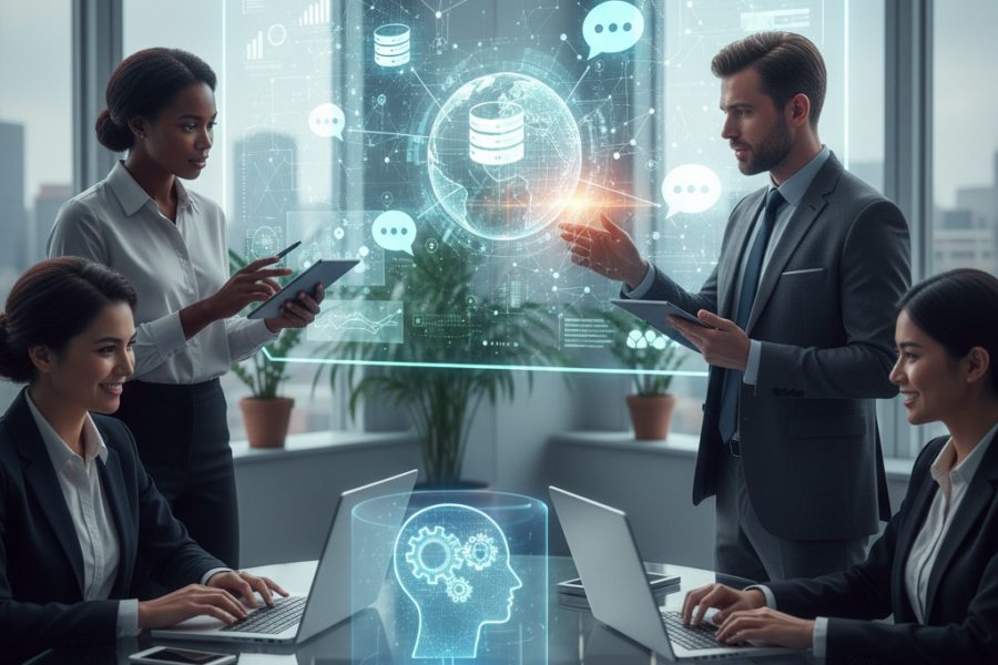 Analyse prospective et guide pratique sur l'intégration des intelligences artifi - IAconversationnelle, CRMagences, marketing