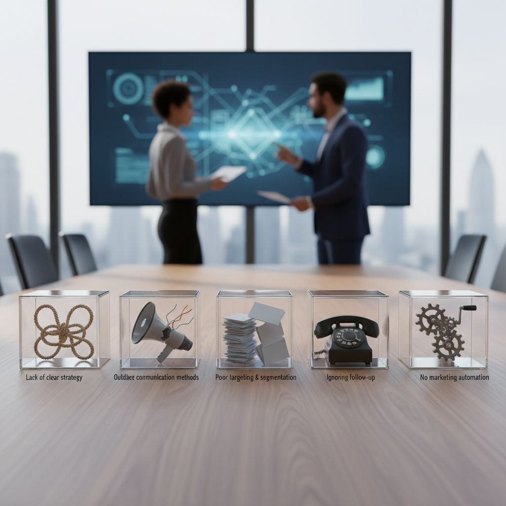 Découvrez les 5 erreurs les plus fréquentes en prospection commerciale B2B pour - erreurs prospection b2b, marketing automati