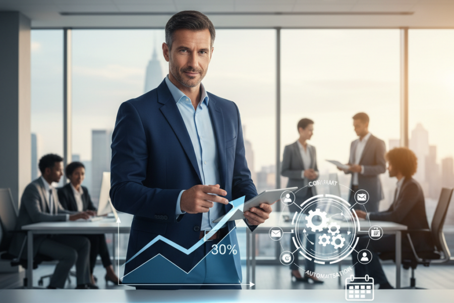 Découvrez comment l'implémentation stratégique d'un CRM et l'automatisation des - directeurcommercial, cycledevente, automati