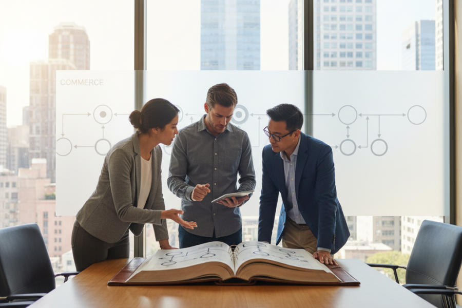 Guide actionnable avec étapes détaillées pour progresser en Commerce. - Commerce, manuel, Professionnels du secteur et décide