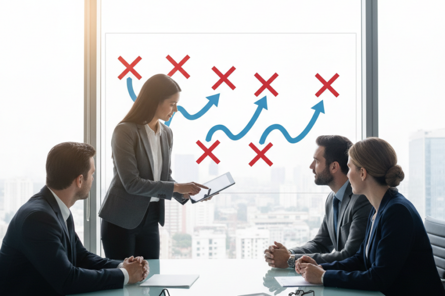 Découvrez les erreurs classiques que les consultants B2B commettent en prospecti - prospectionb2bconsultant, erreursprospecti