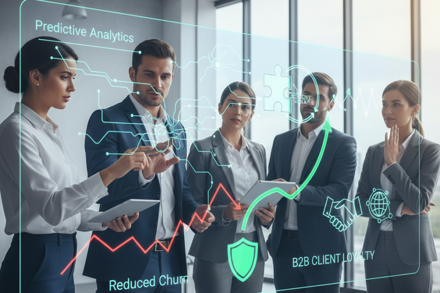 Découvrez comment l'intégration d'un CRM doté de capacités prédictives peut tran - crmprédictif, churnratedsi, fidélisationcl