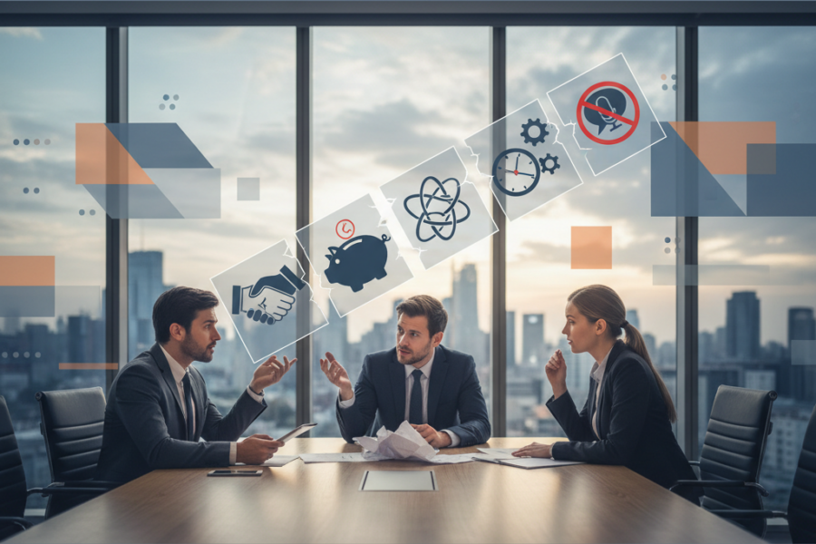 Découvrez les 5 erreurs les plus fréquentes en gestion commerciale que les entre - erreurs gestion commerciale, services b2b,