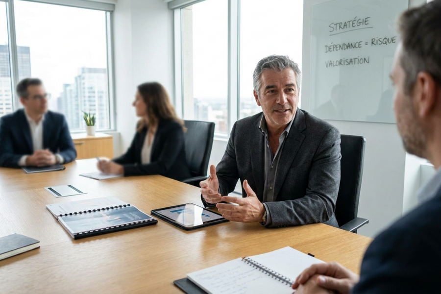 Interview de Marc Lefebvre, expert en fusion-acquisition, sur le piège de la dép - valorisation entreprise, dépendance client