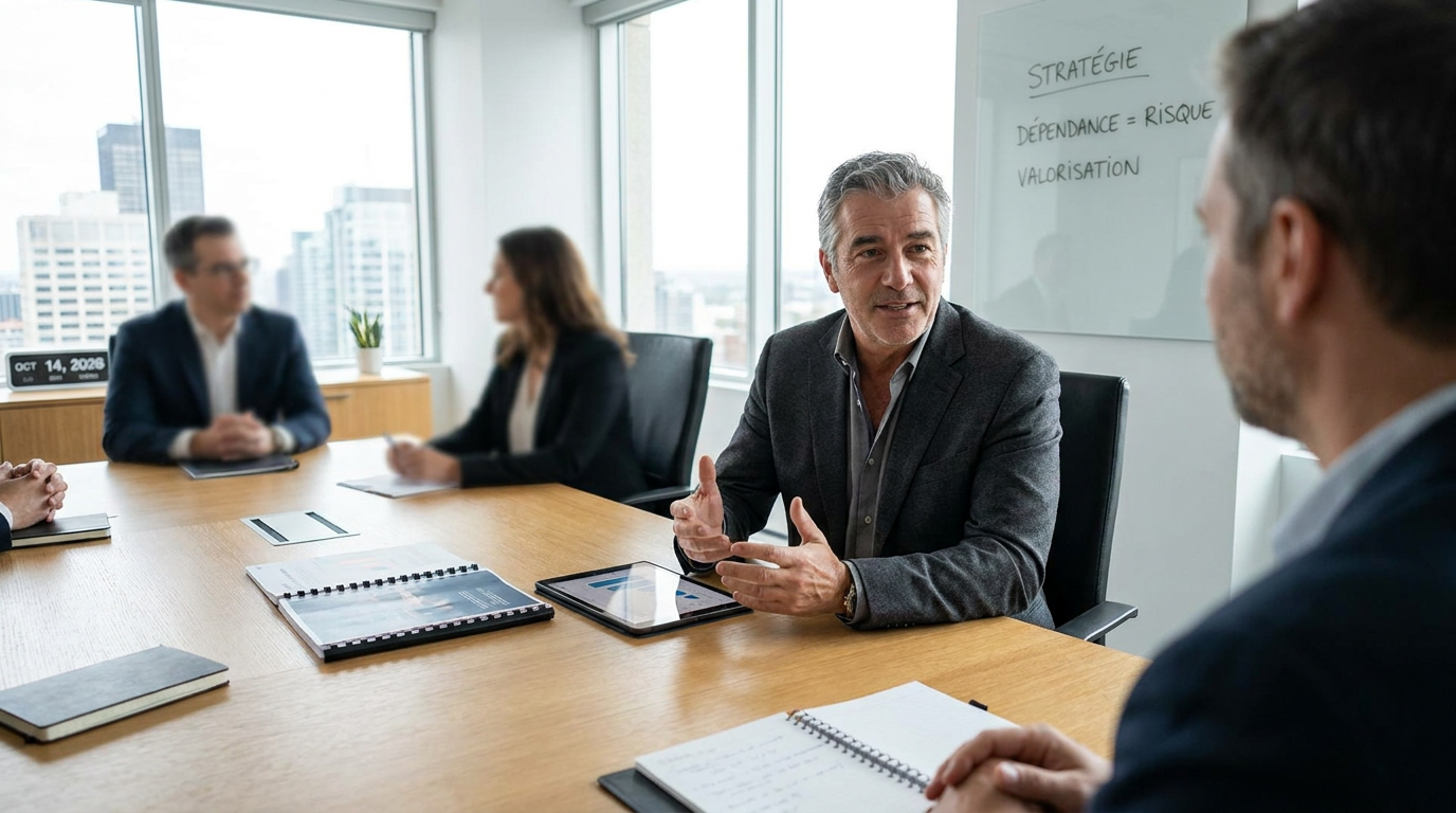 Interview de Marc Lefebvre, expert en fusion-acquisition, sur le piège de la dép - valorisation entreprise, dépendance client